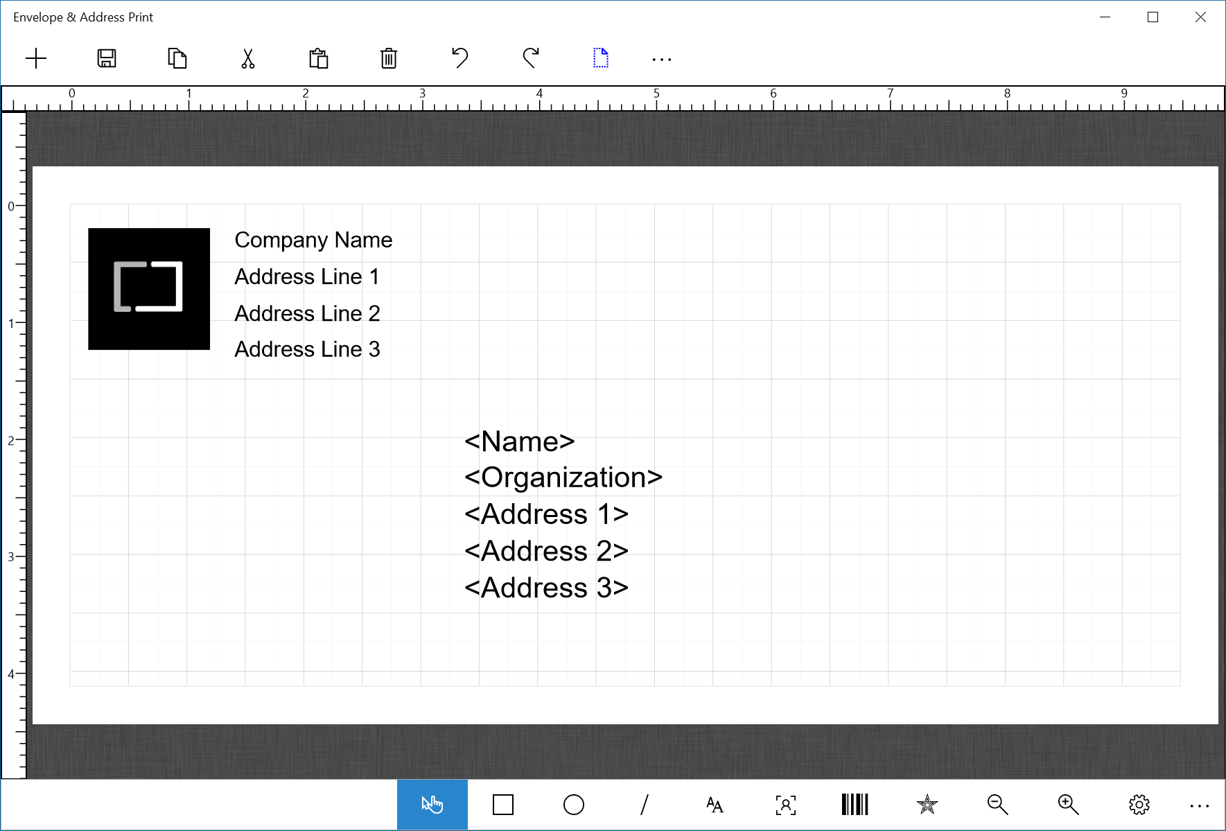 how print an envelope in word