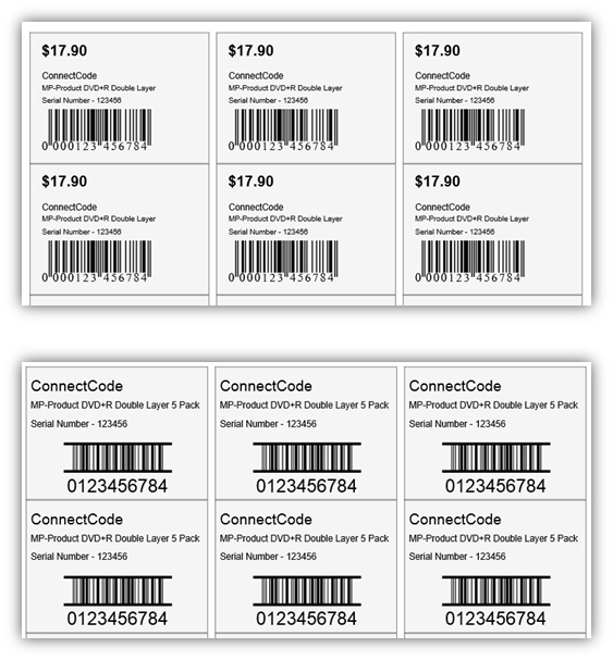 barcode with price