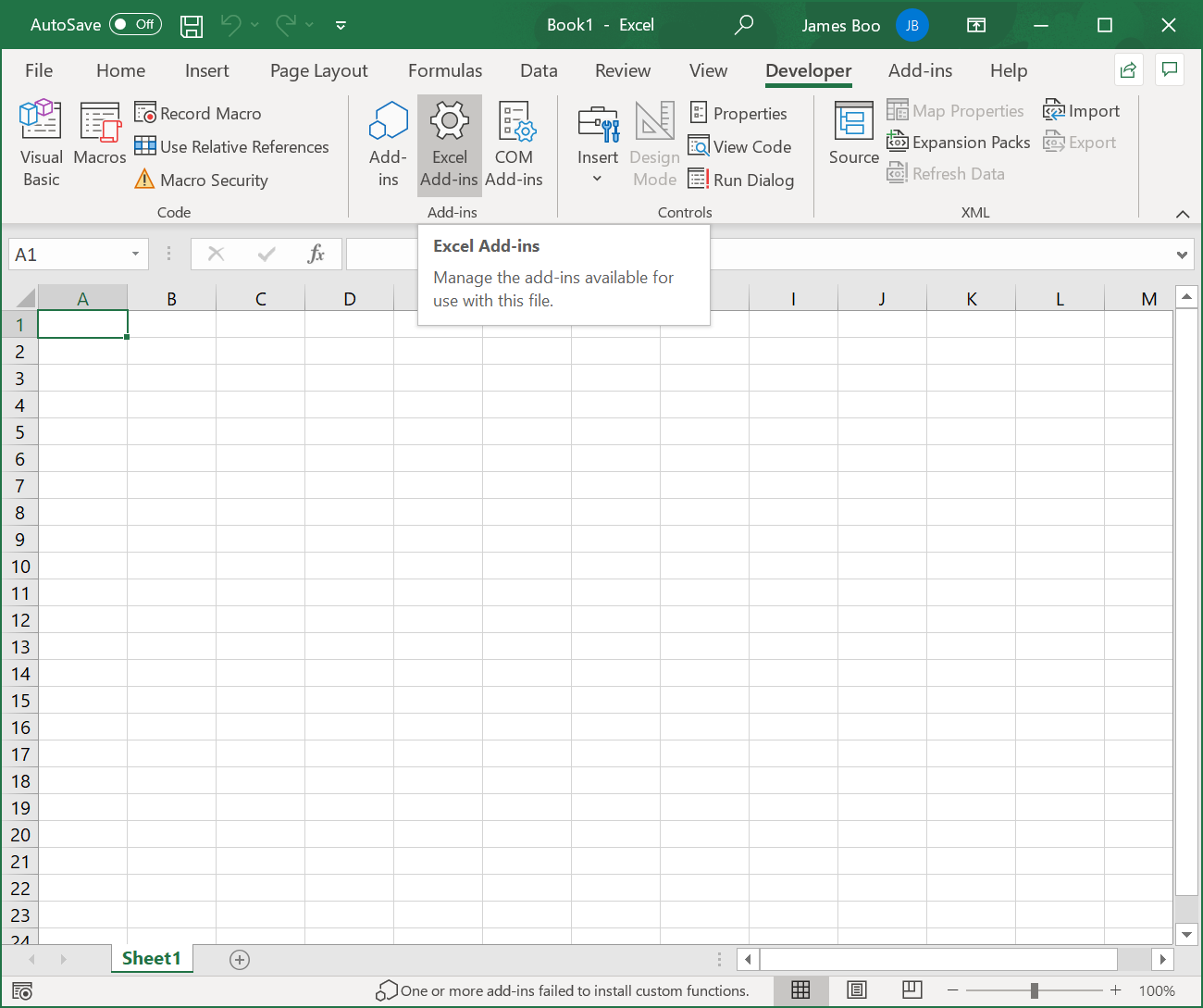 install add ins in excel for mac