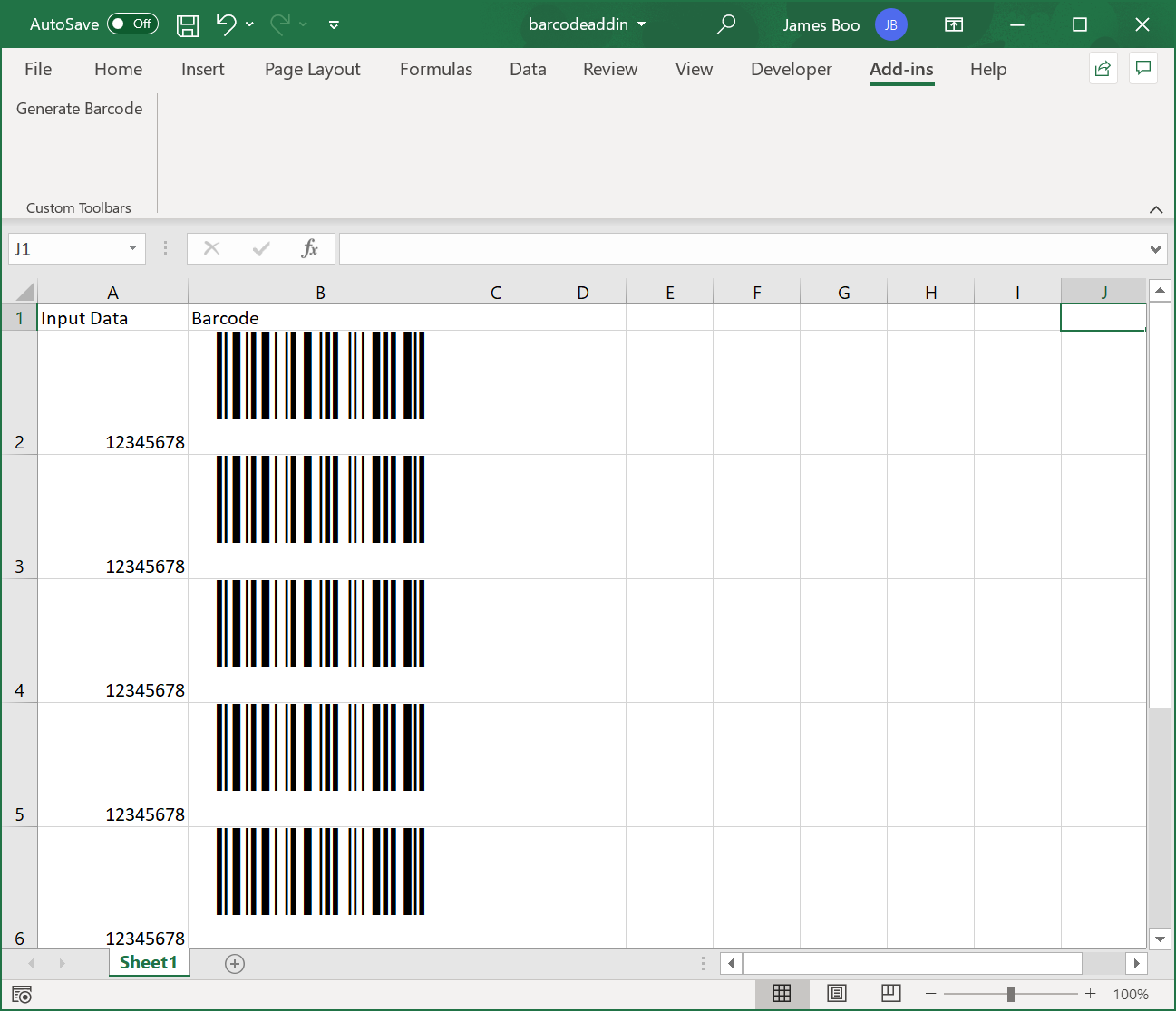 Excel Add-In