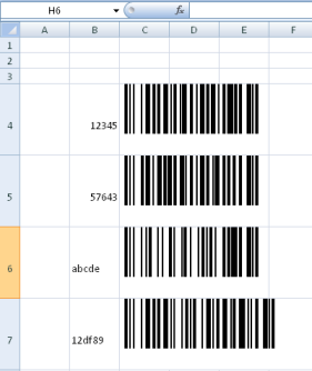 Excel Add-In for Barcode