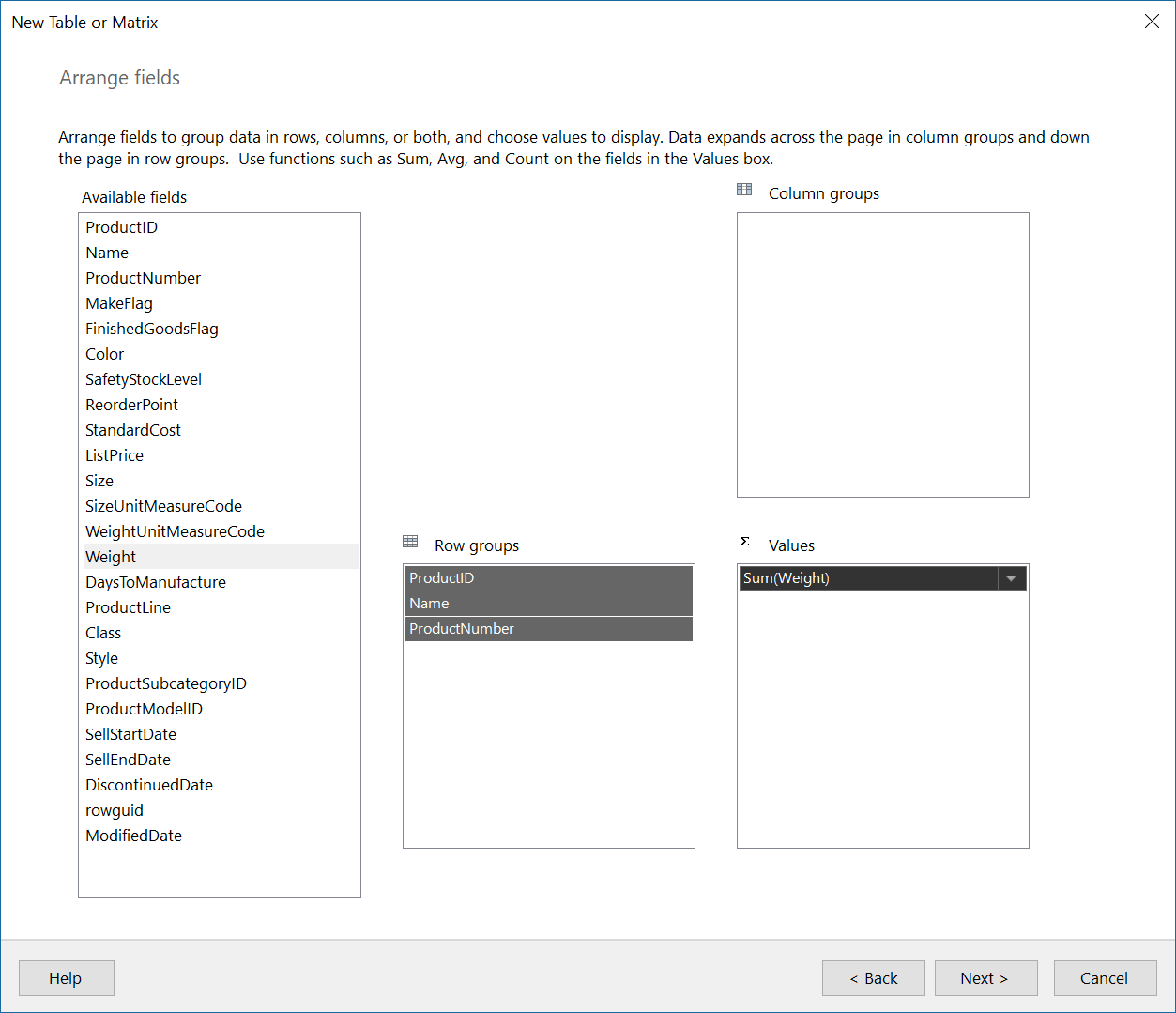 report builder for sql server 2016